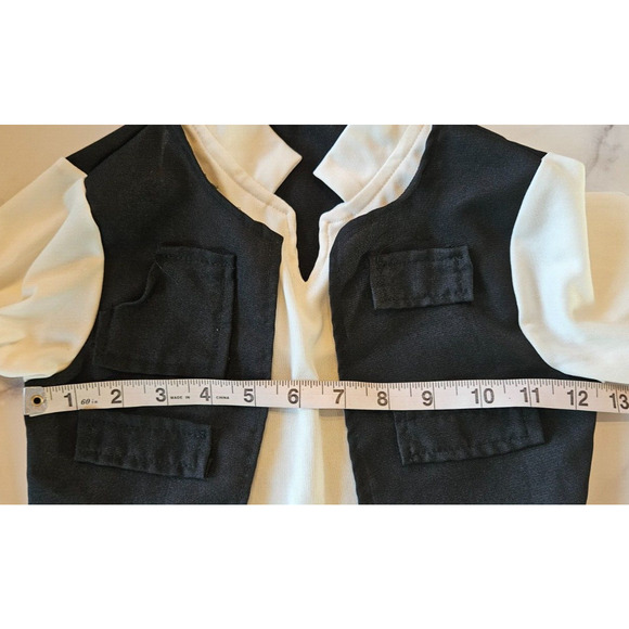 Star Wars Costume Toddler One Size Millennium Falcon Shirt Black White Vest Kids - Picture 5 of 8